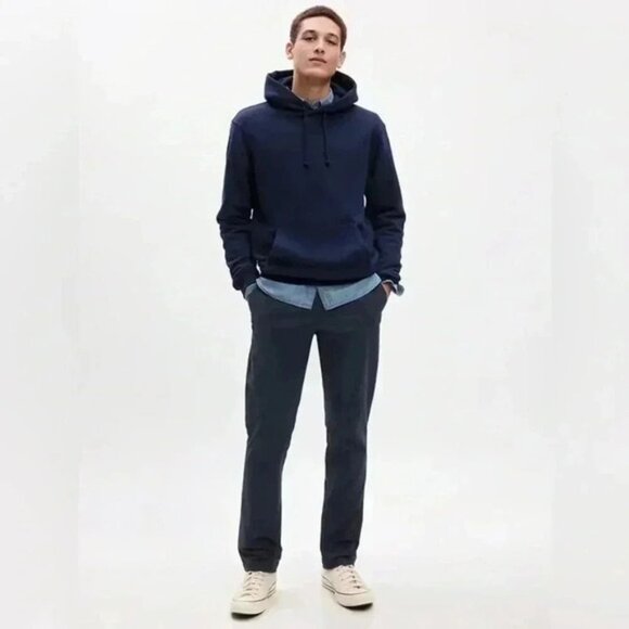 GAP Mens Pants Modern Slim Fit Chino Khakis GapFlex Navy Blue Size 32x32 NWT - Picture 2 of 15